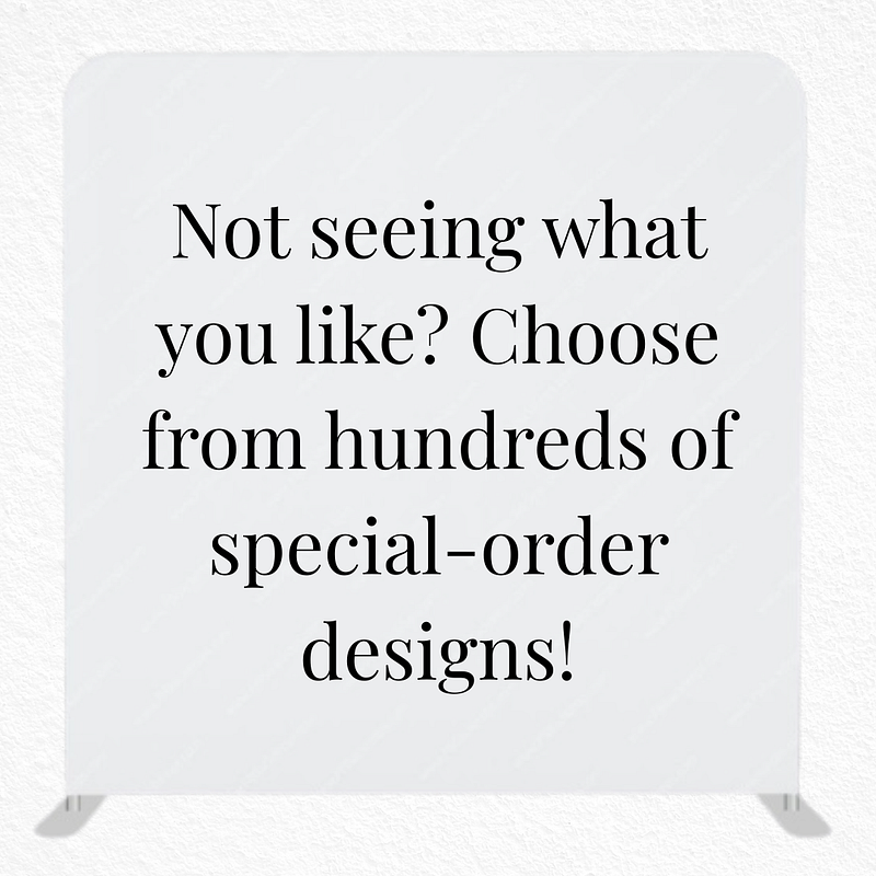 Special-Order Backdrops