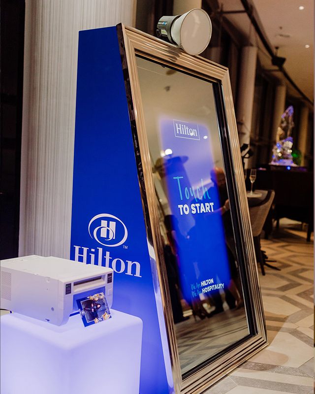 Branded Mirror Booth