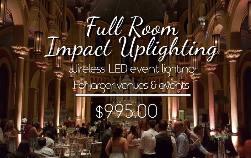 Full Room Impact Uplighting Package 