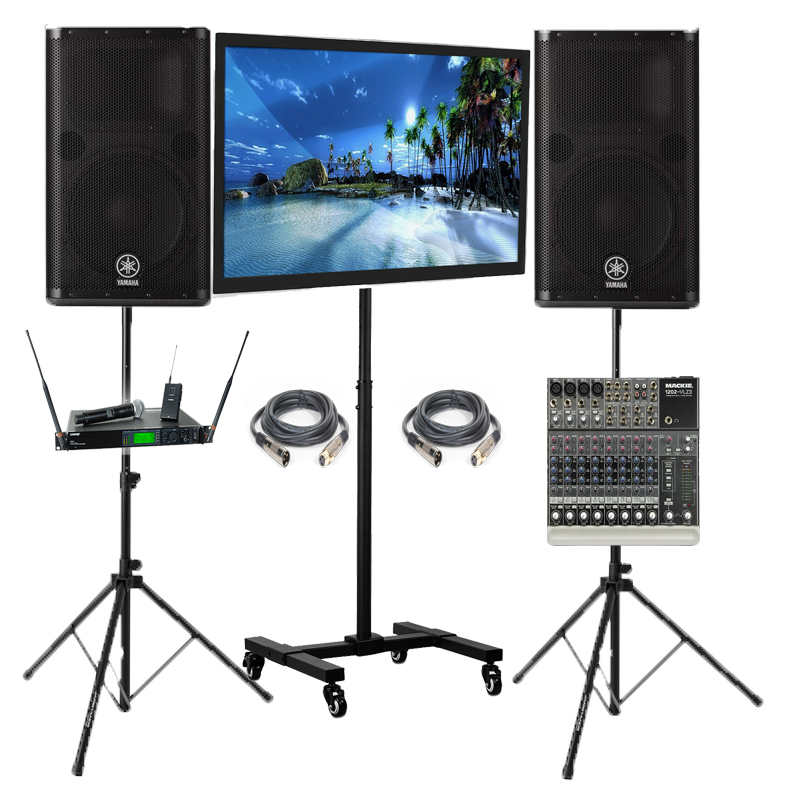 Package 2: Audio & Visual ; Sound and display for any event