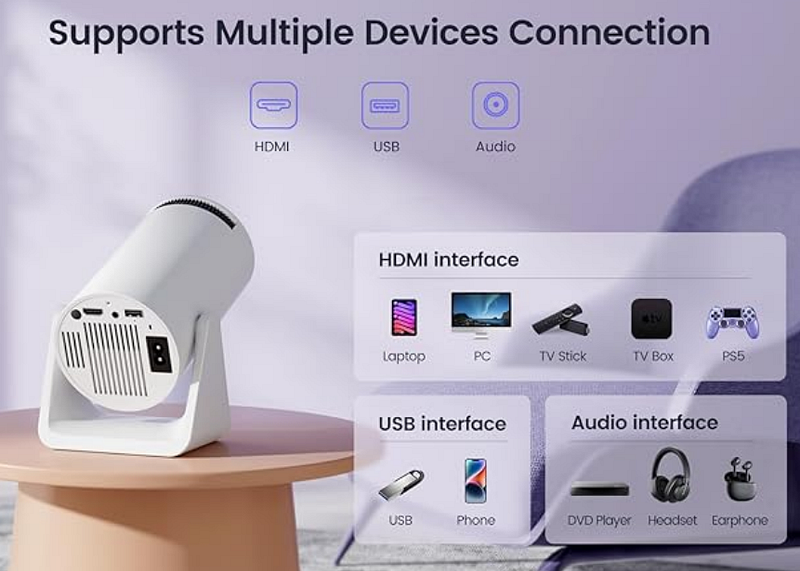 Projector & Screen $100/day