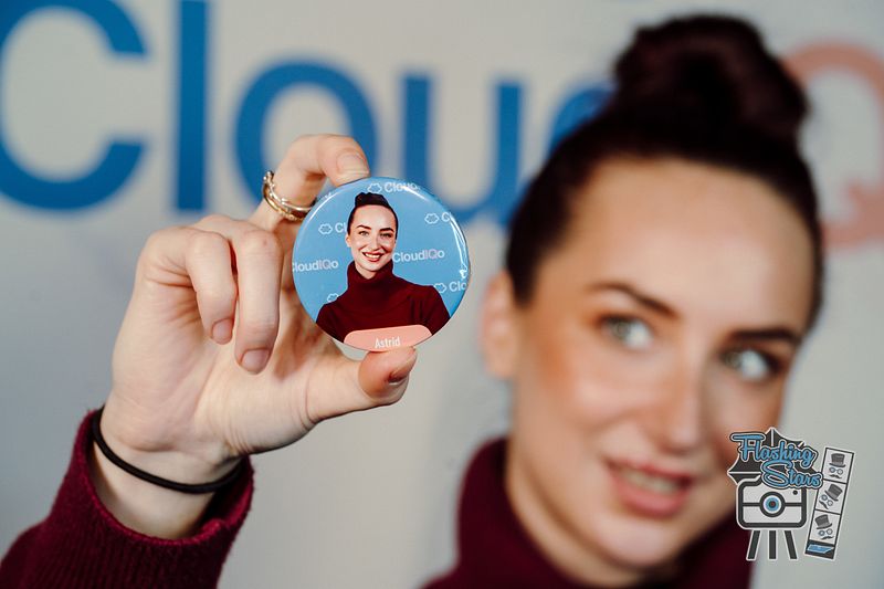 Custom Event Buttons Booth