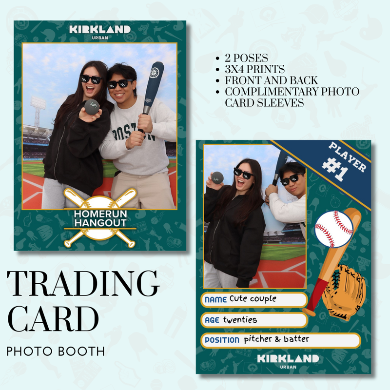Trading Card Photo Booth