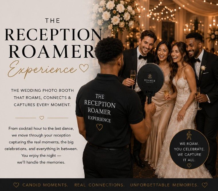 The Wedding Roamer Experience | Roaming Photo Booth
