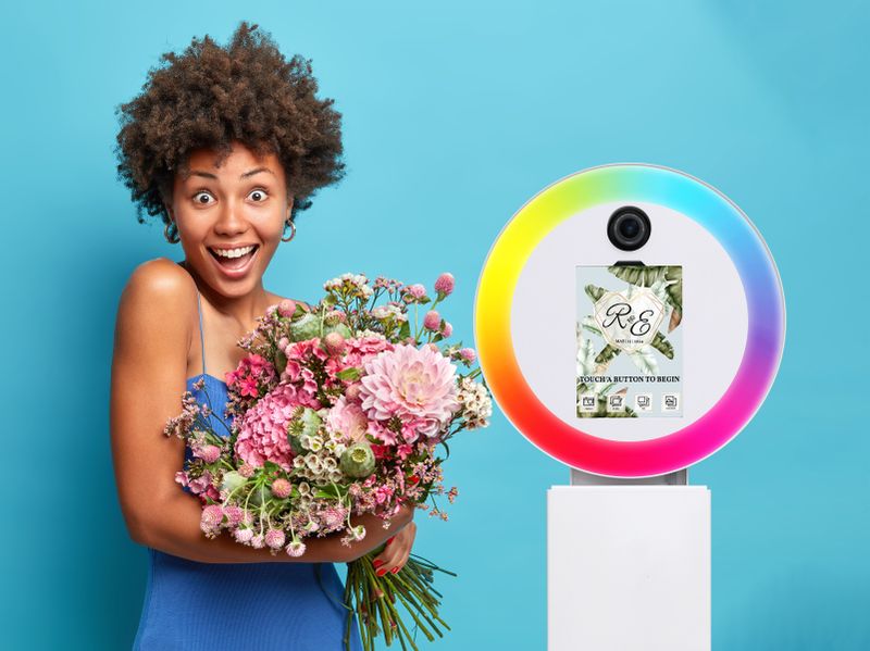Aura View "DSLR Camera" Photo Booth Silver 