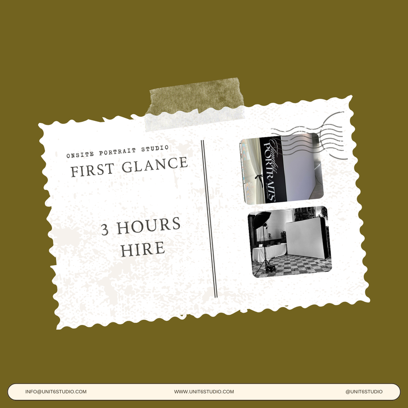 3HRS Onsite Portrait Studio Hire