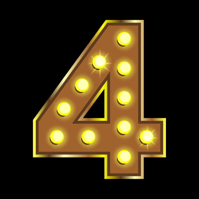 Number 4 Marquee 