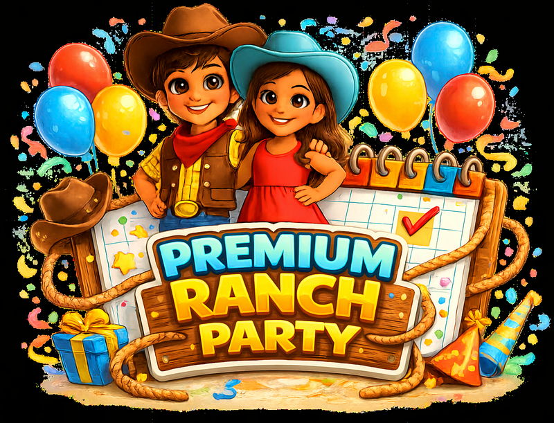 PREMIUM RANCH PARTY - 10 KIDS