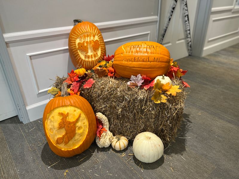Small Pumpkin Display