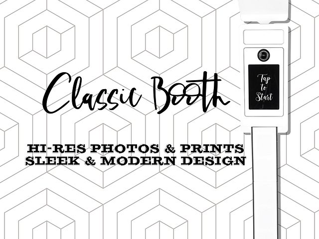 All Digital - The Classic Booth $595 for 4 Hours! 