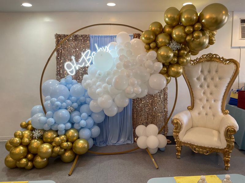 Gold Circle Backdrop