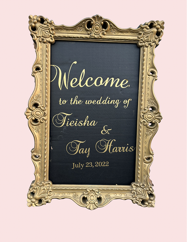 Gold Rectangle Frame