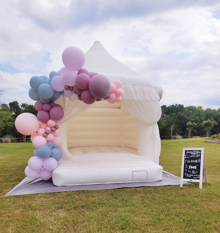 Special Event White Bounce House Rental