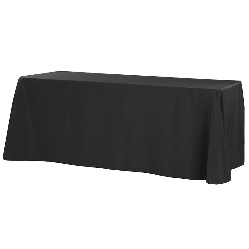 Black Rectangle Table Linens