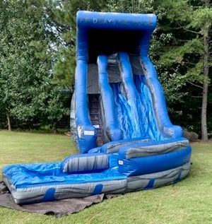Wet Big Blue Slide (Dual Lane Wet Slide)