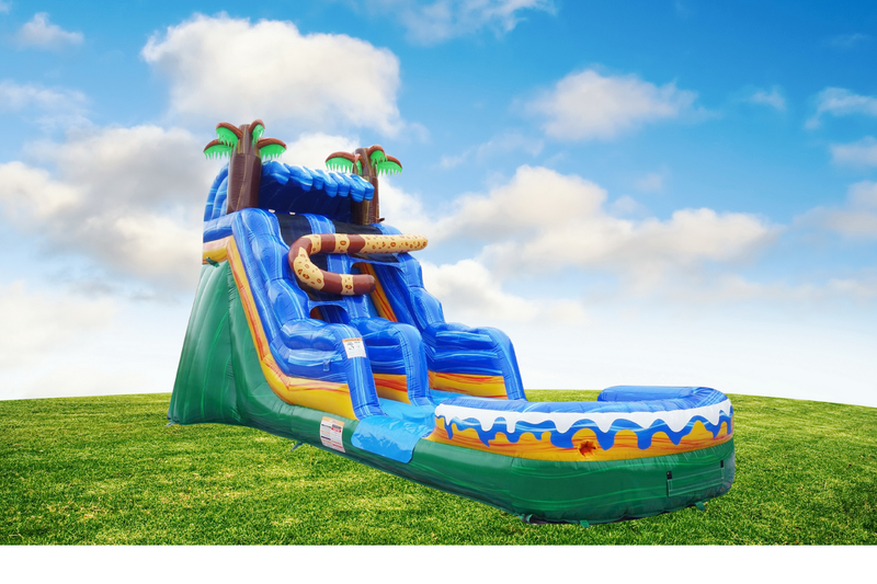 Jungle Jaguar Hiding 15 Foot Water Slide