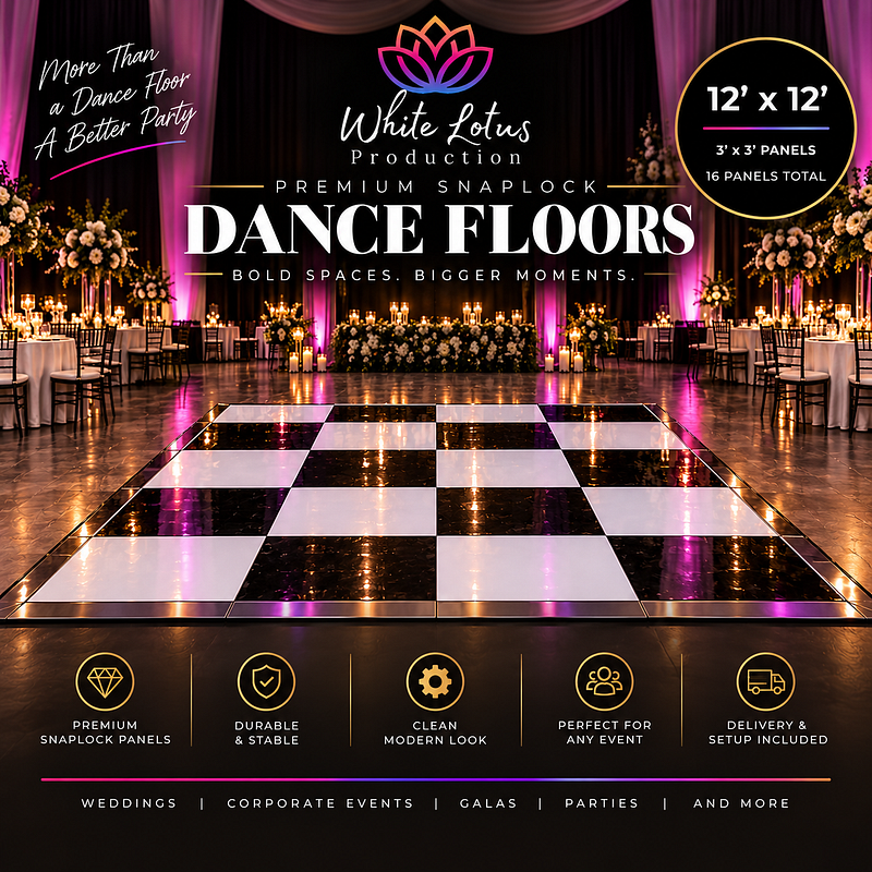 12′ × 12′ Indoor Dance Floor