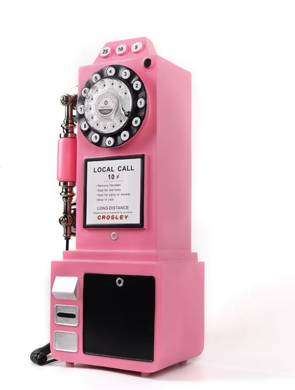 Retro Pink Pay Phone