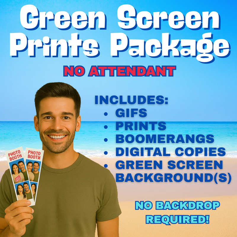 Green Screen Print Package (No Attendant)