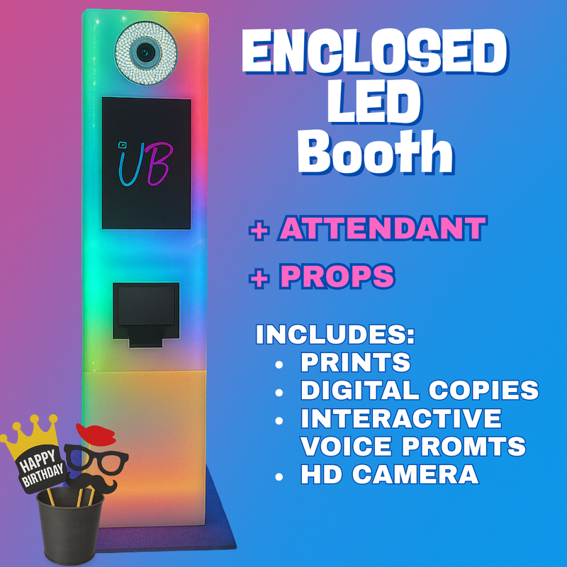 Enclosed LED Booth Package (+Attendant)