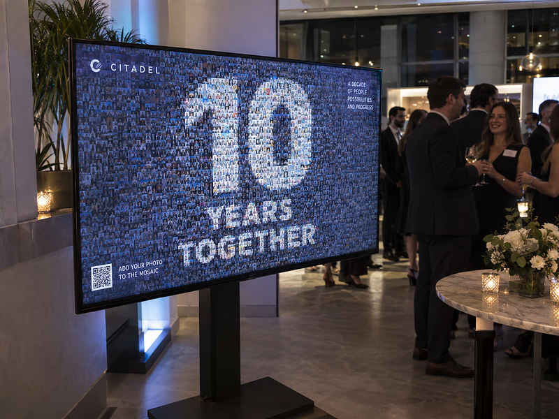Digital Mosaic Wall