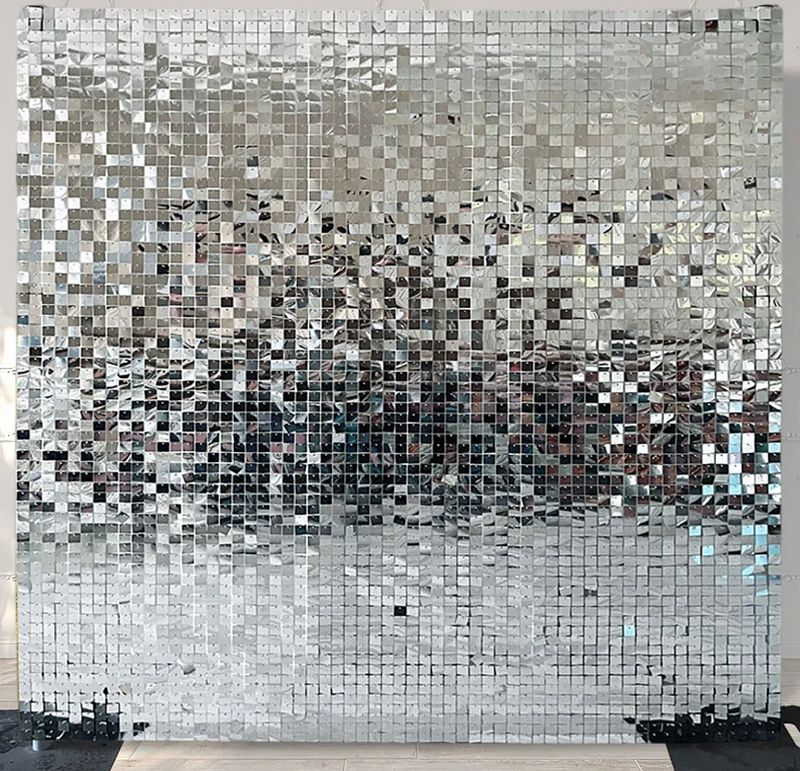 Silver Sequin Backdrop