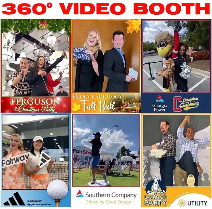 360° Video Booth With Booth Ambassador (Up to 5 Hours | Additional Hours Available)