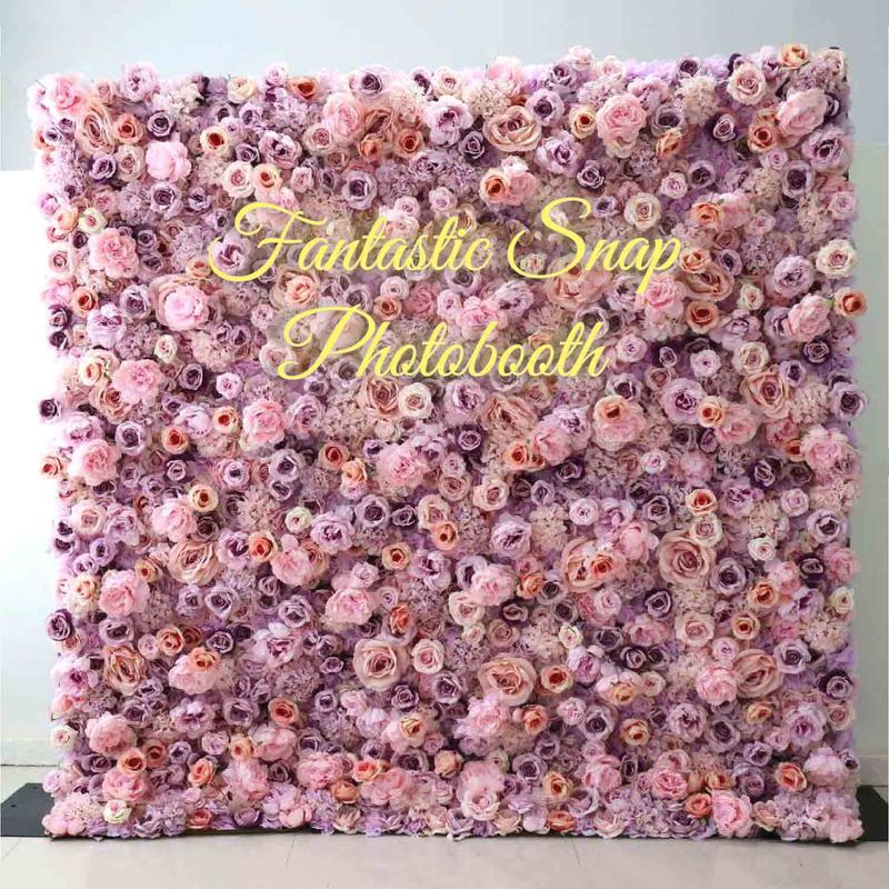 Pink Lavender Flower Wall