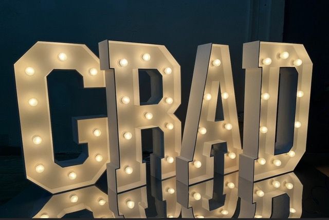 GRAD Marquee Letters