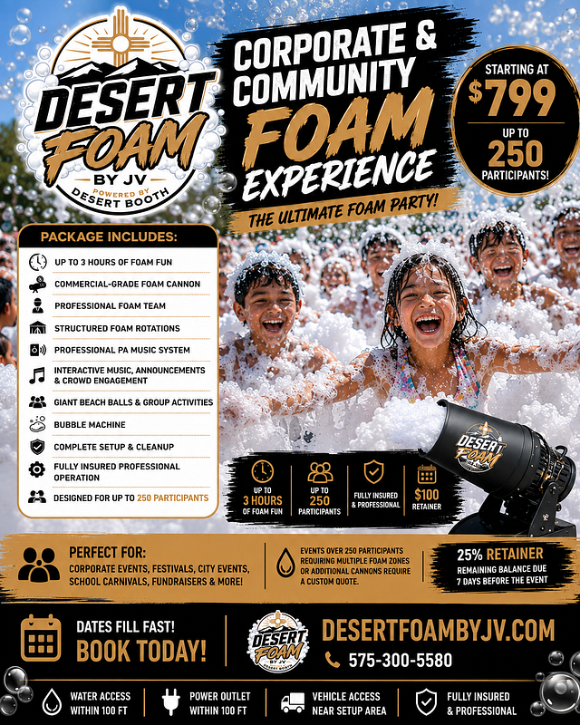🏢 Corporate & Community Foam Experience
