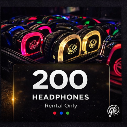 Bigger Better Bash Headphone Rental (200 guests)