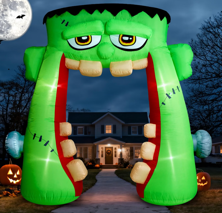 10 FT Halloween Inflatables Frankenstein Archway