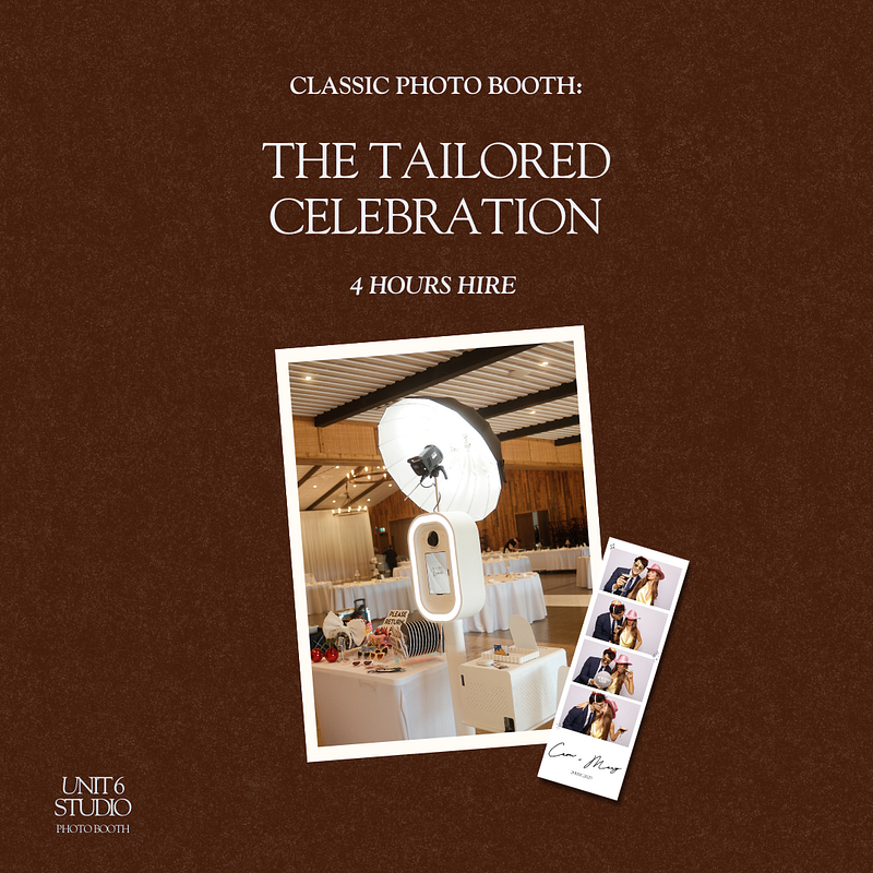 The Tailored Celebration | Essential Experience Package | Classic Booth