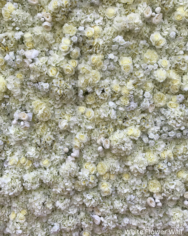 White Flower Wall