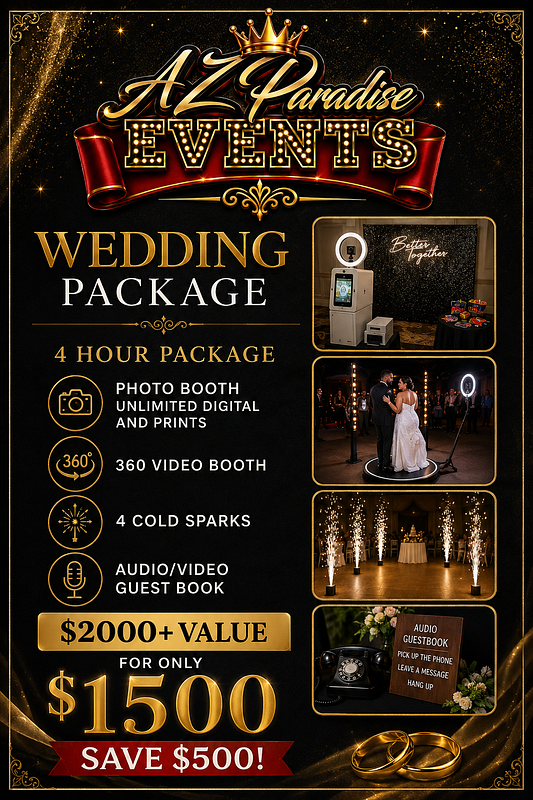 WEDDING PACKAGE - PARADISE PACKAGES & BUNDLES