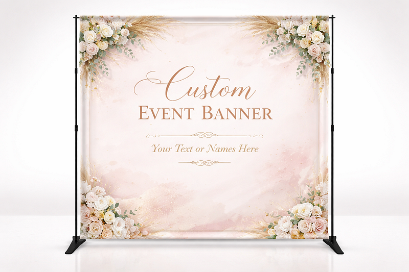 Custom Event Banner + Stand