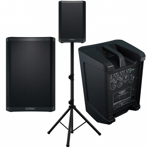 QSC CB10 Battery-Powered Portable Loudspeaker - $100