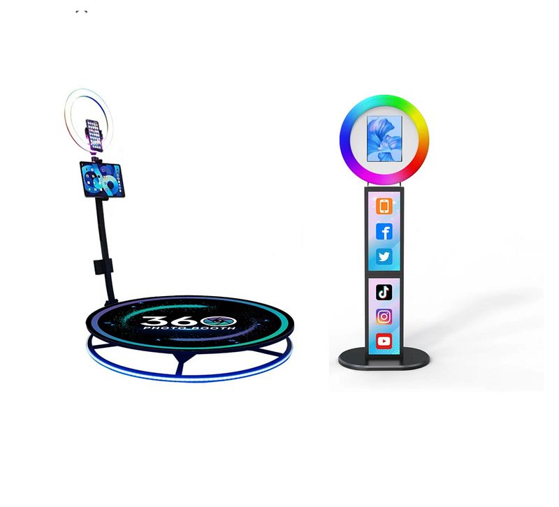 IPAD PHOTO BOOTH & 360 VIDEO BOOTH PACKAGE