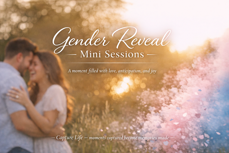 Gender Reveal Mini Sessions