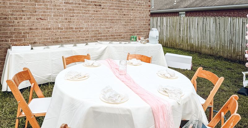 Ivory Round Tablecloth