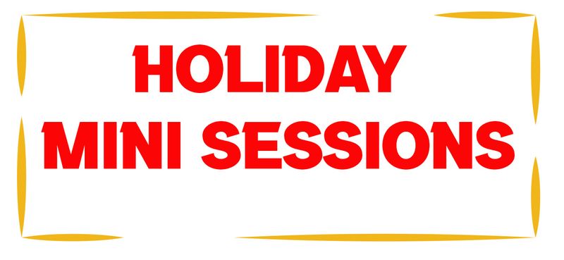 Holiday Mini Photo Sessions