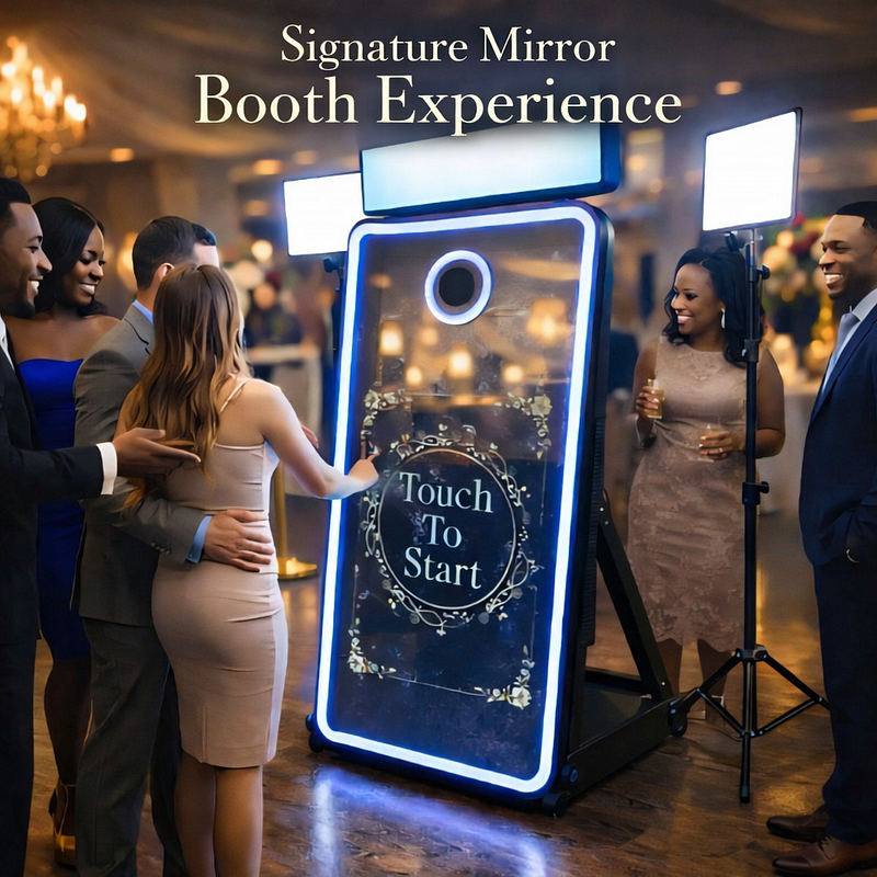 ⭐ Signature Mirror Booth Experience