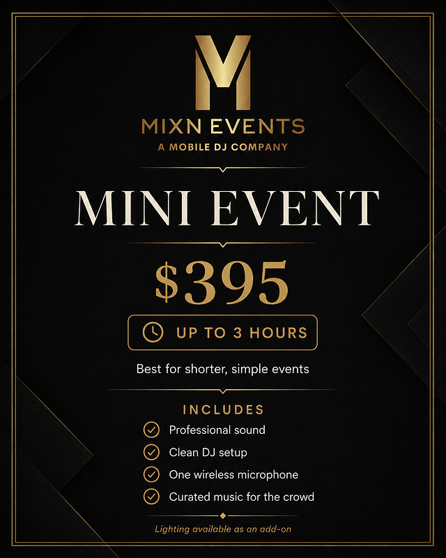 Mini Event Package
