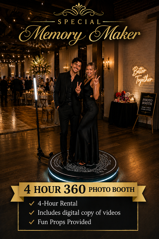 4 Hour 360 Photo Booth