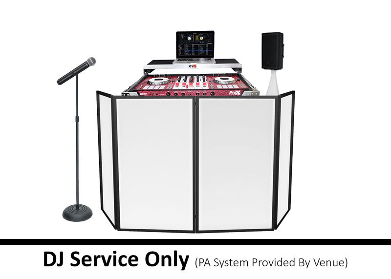 DJ Service Only (Equipment Provided By Venue)