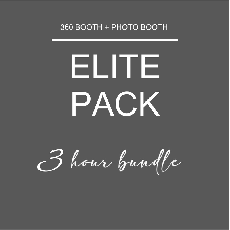 360 BOOTH + PHOTO BOOTH  ELITE PACK