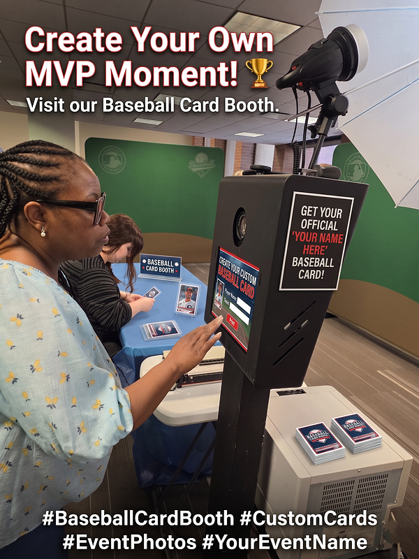 Trading Card Photo Booth Event