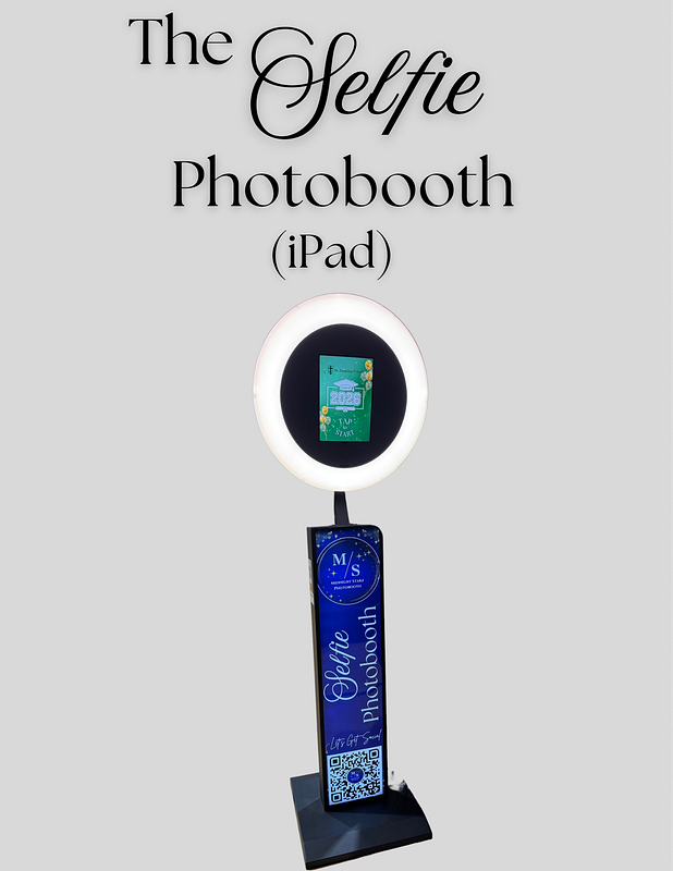The iPad Selfie Photobooth  (Digital Only ) Drop Off
