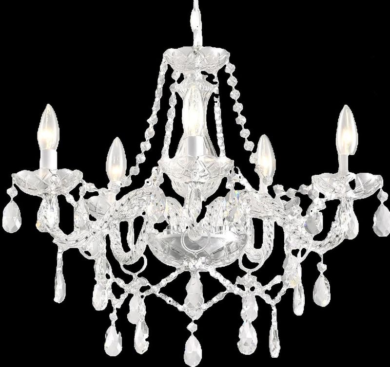 Classic Vintage Glass Chandelier $50/day
