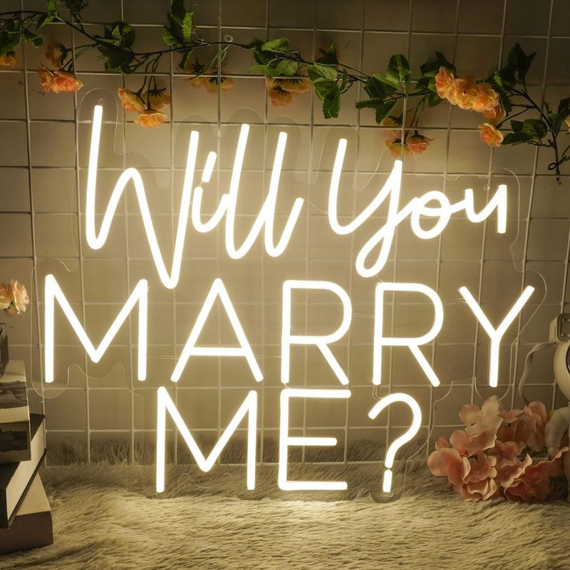 Marry Me Neon Sign